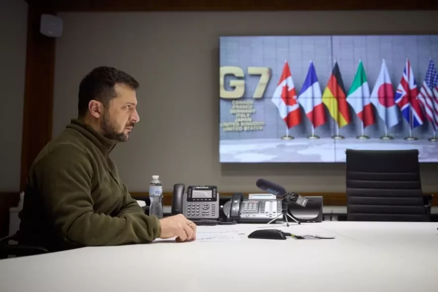 Виступ Президента Володимира Зеленського на відеоконференції лідерів «Групи семи» та України