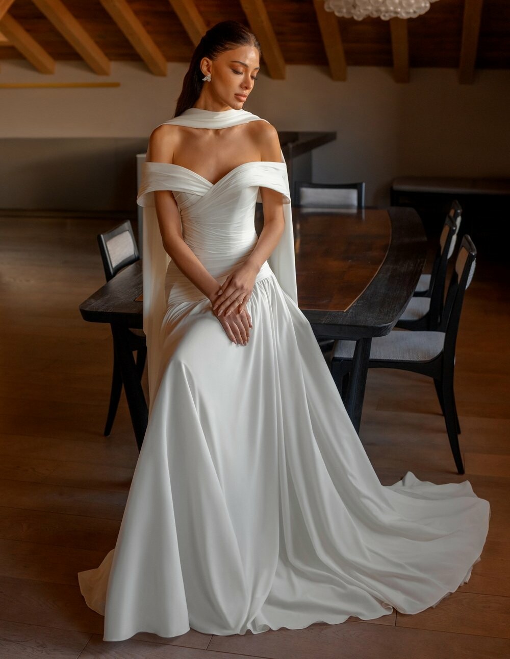 весільна сукня рибка